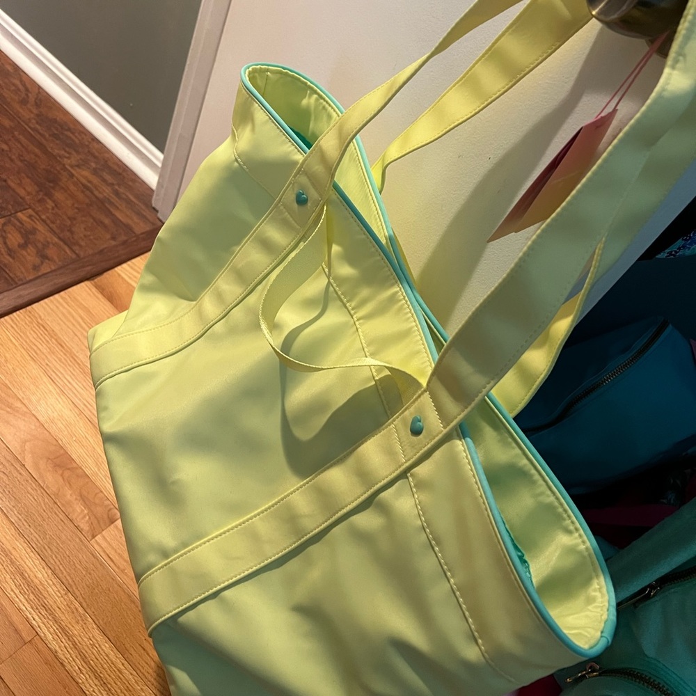 Pale yellow tote bag from SCL for Target